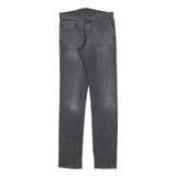 LEVI'S Mens Jeans Black Slim Skinny Denim Medium W30 L34 Classic Fit Zip Closure