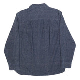 FREEDOM FOUNDRY Mens Blue Cotton Shirt L Button Long Sleeve Casual Workwear