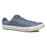 CONVERSE Chuck Taylor All Star Mens Low Top Trainers Blue Canvas UK 10 Casual