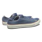 CONVERSE Chuck Taylor All Star Mens Low Top Trainers Blue Canvas UK 10 Casual