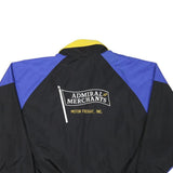 TN MOUNTAIN Mens Black & Blue Outdoor Jacket XL Polyester Blend Zip Colourblock