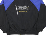 TN MOUNTAIN Mens Black & Blue Outdoor Jacket XL Polyester Blend Zip Colourblock