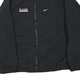 NIKE Mens Black St Josephs Hawks Track Jacket M Polyester Blend Zip Plain