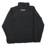 NIKE Mens Black St Josephs Hawks Track Jacket M Polyester Blend Zip Plain