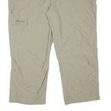 SCHOFFEL Mens Beige Polyester Blend Regular Wide-Leg Trousers W48 L26 Outdoor