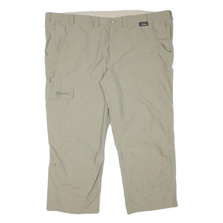 SCHOFFEL Mens Beige Polyester Blend Regular Wide-Leg Trousers W48 L26 Outdoor
