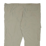 SCHOFFEL Mens Beige Polyester Blend Regular Wide-Leg Trousers W48 L26 Outdoor