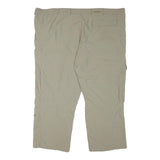 SCHOFFEL Mens Beige Polyester Blend Regular Wide-Leg Trousers W48 L26 Outdoor