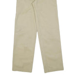 DICKIES Mens Cotton Beige Regular Straight Trousers W28 L30 Workwear Classic Fit