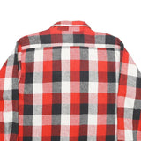 FIVE BROTHERS Mens Red Black White Check Shirt 2XL Button Long Sleeve Flannel