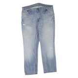 LEVI'S L531 Mens Jeans Blue Regular Straight Denim Light W36 L29 Classic Zip