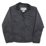 COLUMBIA Womens Black Jacket S Polyester Blend Quilted Zip Lightweight Outdoor