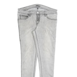LEVI'S Line 8 Womens Jeans Grey Slim Skinny Denim Light Wash W32 L32
