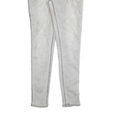 LEVI'S Line 8 Womens Jeans Grey Slim Skinny Denim Light Wash W32 L32