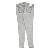 LEVI'S Line 8 Womens Jeans Grey Slim Skinny Denim Light Wash W32 L32
