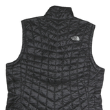 THE NORTH FACE Womens Black Quilted Jacket M Polyester Zip Outdoor Vest