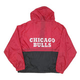 HARBOR MASTER Mens Red & Black Chicago Bulls Windbreaker Jacket XL Nylon