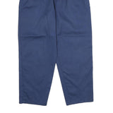 IC ISAACS Womens Cotton Blend Navy Regular Fit Straight Leg Trousers W26 L26