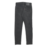 LEVI'S 512 Tapered Mens Jeans Black Slim Cotton Blend Denim W29 L30 Stylish Zip