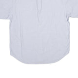 POLO RALPH LAUREN Mens Light Blue & White Short Sleeve Shirt XL Button-Down