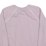 FILA Womens Pink Crew Neck M Sweatshirt Cotton Blend Light Purple Casual Wear