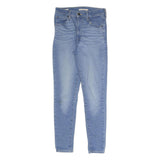LEVI'S Womens Light Blue Slim Skinny Denim Jeans W26 L26 Zip Cotton Blend