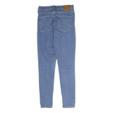 LEVI'S Womens Light Blue Slim Skinny Denim Jeans W26 L26 Zip Cotton Blend