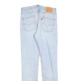LEVI'S 510 Mens Slim Light Blue Denim Jeans Cotton Blend W29 L32 Zip Closure