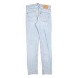 LEVI'S 510 Mens Slim Light Blue Denim Jeans Cotton Blend W29 L32 Zip Closure