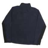 NAUTICA Mens Navy & Black Plain Pullover Jumper Crew Neck Regular XL