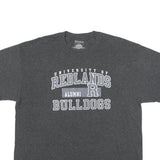 CHAMPION Mens Grey University Of Redlands Alumni Bulldogs Graphic T-Shirt L
