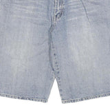 PART Mens Shorts Blue Denim Casual 2XL W36 Cotton Blend Relaxed Fit