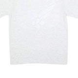 SOFFE Mens Grey Crew Neck Short Sleeve Graphic T-Shirt S Cotton Blend Casual