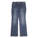 WRANGLER Womens Regular Fit Blue Denim Straight Jeans W30 L31 Classic Style