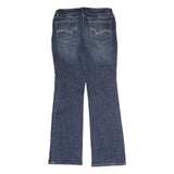 WRANGLER Womens Regular Fit Blue Denim Straight Jeans W30 L31 Classic Style