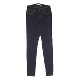 LEVI'S Womens Slim Skinny Denim Dark Blue Cotton Blend Jeans W26 L29 Stylish