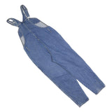 BUFFALO JUNCTION Womens Blue Denim Dungarees Loose Cotton Blend S W30 L26 Casual