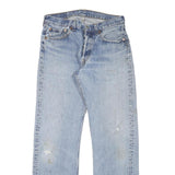 LEVI'S 501 Mens Jeans Blue Regular Straight Denim Light W29 L30 Classic Fit