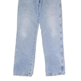 DICKIES Mens Jeans Blue Regular Straight Denim Light W34 L34 Classic Button