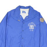 CHAMPION Mens Blue Ladies Auxiliary VFW Button Jacket XL Nylon Lightweight
