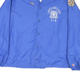 CHAMPION Mens Blue Ladies Auxiliary VFW Button Jacket XL Nylon Lightweight