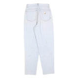 PUMA Womens Regular Fit Light Blue Denim Jeans W25 L26 Zip Closure Casual Style