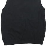 APT 9 Mens Black & Grey Patterned Sleeveless V-Neck Cotton Jumper XL Argyle Knit