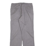 J.CREW Mens Regular Fit Grey Cotton Blend Zip Trousers W30 L32 Casual Classic