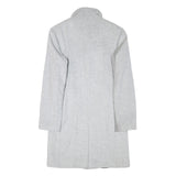 ZARA Mens Grey Wool Blend Slim Jacket S Plain Button Closure Contemporary