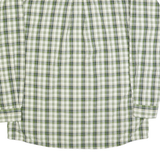 WRANGLER Mens Green & White Check Shirt XL Long Sleeve Cotton Comfortable Casual