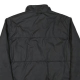 THE NORTH FACE Mens Black Outdoor Jacket M Polyester Blend Plain Zip Warm