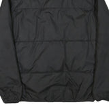 THE NORTH FACE Mens Black Outdoor Jacket M Polyester Blend Plain Zip Warm