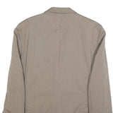 JOOP! Mens Beige Casual Jacket L Woven Button Closure Two Button Design