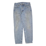 CARHARTT Mens Relaxed Blue Denim Jeans W33 L32 Cotton Blend Zip Casual Workwear
